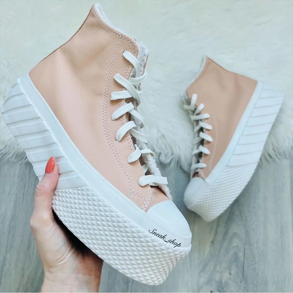 NWT Converse Chuck Taylor All Star Lift 2X Platform Cozy Tones Women’s Shoes - Picture 1 of 8